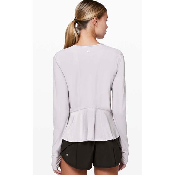 Lululemon Look Ahead Run Long sleeve top Iced Iris - Picture 1 of 8